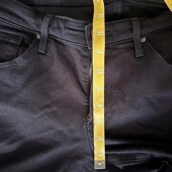 AG Denim The Stilt cigarette leg in black size 29R - Picture 10 of 11